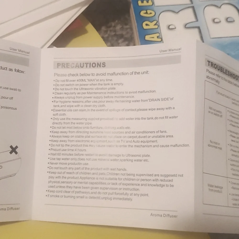 LED Color Changing Essential Oil Mist Diffuser - Picture 16 of 16